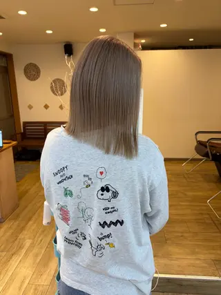カラー ンジハ えみのヘアスタイル