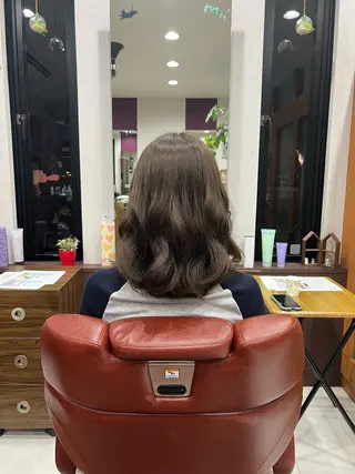 ミディアム 藤田 竜成のヘアスタイル