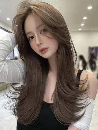 ロング 橋爪 優真のヘアスタイル