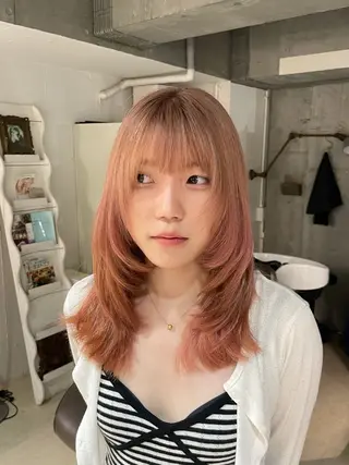 ミディアム boy/原宿🐬 シオンのヘアスタイル