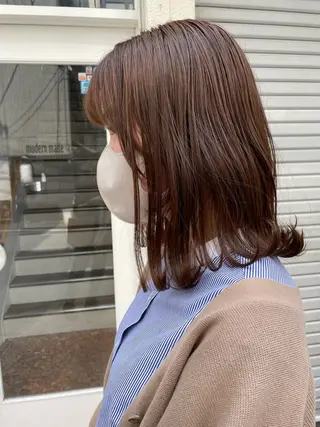 ミディアム イメチェン☆丁寧接客 田中 優貴のヘアスタイル