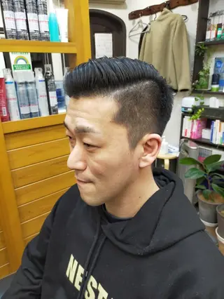 ショート メンズ 男を磨く Barber オオキのヘアスタイル