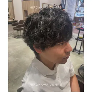 ミディアム 【メンズ特化】 廣川ジュンペイのヘアスタイル