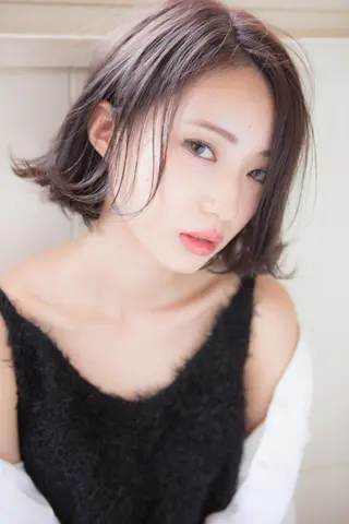 ミディアム カラー パーマ ヘアアレンジ メンズ キッズ ネイル マツエク・マツパ premier modelsのヘアスタイル