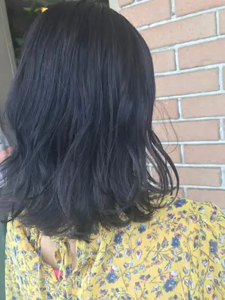 ミディアム カラー パーマ ヘアアレンジ メンズ キッズ ネイル マツエク・マツパ サロンドミルク 渋谷高比良のヘアスタイル