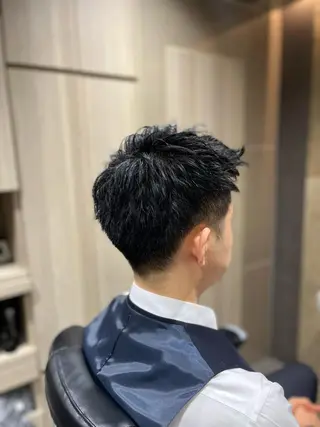 ショート 新宿💈カットモデル メンズカットのヘアスタイル