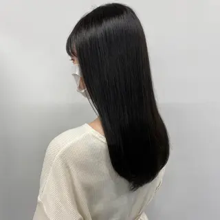 セミロング 韓国風ベージュ🤎 赤みなし🌿横浜🤎のヘアスタイル