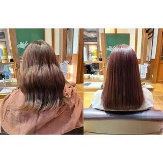 ミディアム カラー ヘアアレンジ topstylist 野口 雅のヘアスタイル