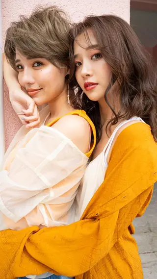 ミディアム カラー ANGELICA 難波店のヘアスタイル