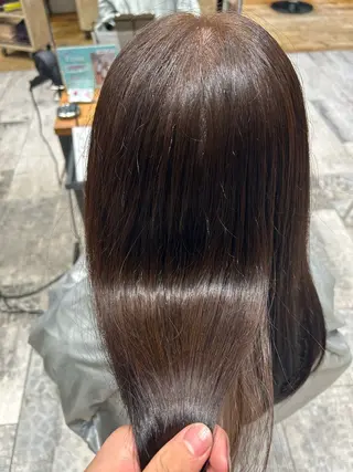 ロング カラー 透明感カラー 大工廻あすやのヘアスタイル