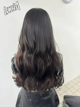 ロング カラー MISAKIエクステ ブリーチ\5900のヘアスタイル