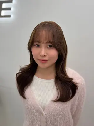 カラー 透明感カラー🎀艶髪 Anju/渋谷🎀のヘアスタイル