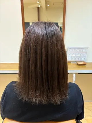 セミロング カラー おおはた　りゅう/ メンズパーマのヘアスタイル