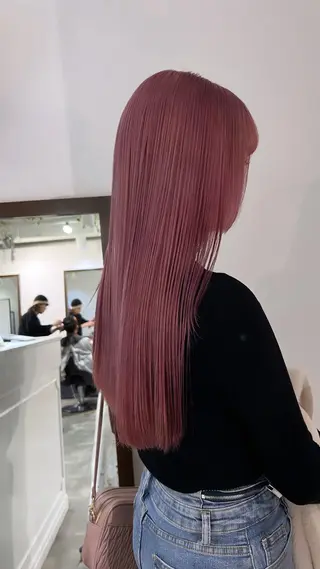 ロング カラー ヘアアレンジ 大人ボブと似合 わせカラー/馬場 翼のヘアスタイル