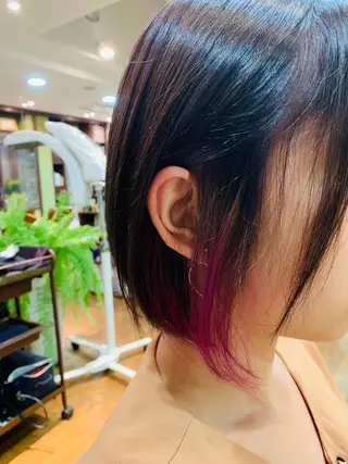 ミディアム カット特化美容師 齋藤桐のヘアスタイル