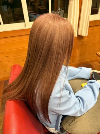 ロング カラー 國友 美空のヘアスタイル