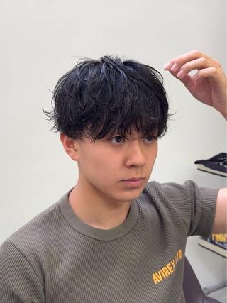 パーマ メンズ メンズパーマ特化 ふうきのヘアスタイル