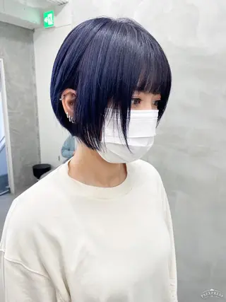 ショート 💜ショート💜 ウルフ、ボブ二色亜美のヘアスタイル