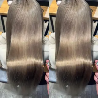 ロング カラー 今話題の艶髪矯正 美艶カラー/FUKAのヘアスタイル