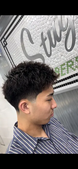 メンズ 菅 桜介のヘアスタイル