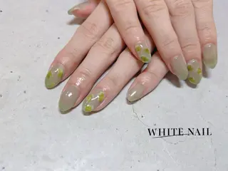 ネイル WHITE NAIL ホワイトネイルのネイルデザイン