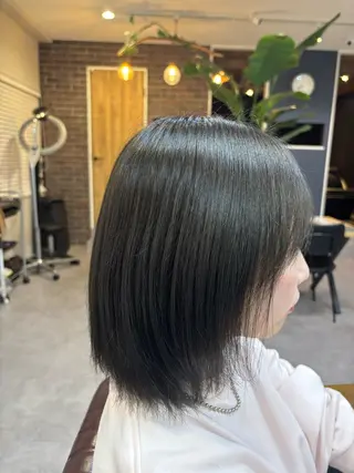 ショート ✨髪質改善カラー✨ ストレート☔脇田のヘアスタイル