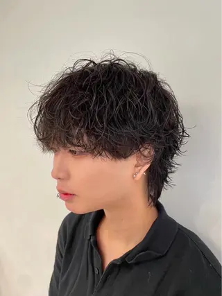 メンズ 三田 真穂のヘアスタイル