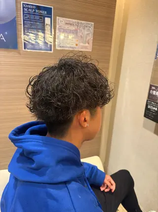 パーマ メンズ 鈴木 心花のヘアスタイル