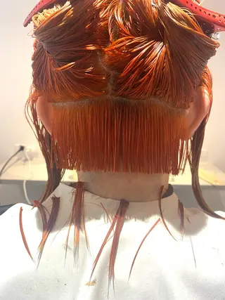 ショート カラー ♡レイヤーカット れお♡のヘアスタイル