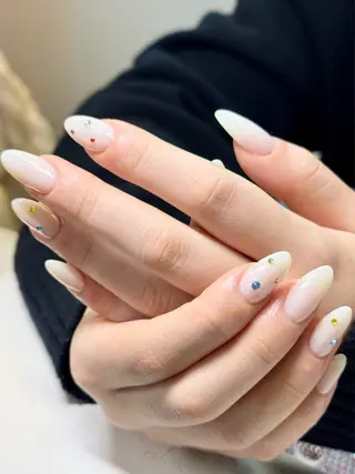 セミロング rose ネイルサロンのネイルデザイン