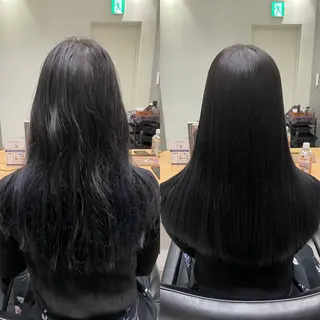 セミロング 髪質改善ヘアケア 艶髪特化/上田のヘアスタイル