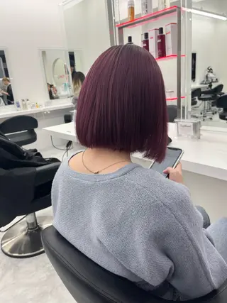 セミロング カラー 💖トレンド春夏 カラー💖FUTAのヘアスタイル