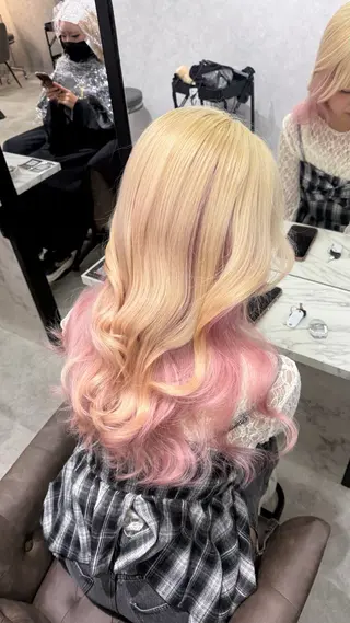 ロング ブリーチ特化🌈 MANATOのヘアスタイル