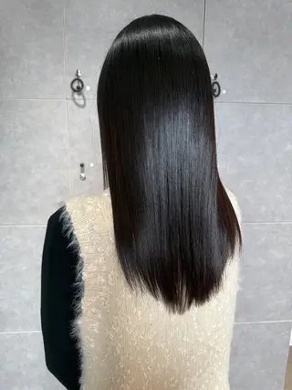 セミロング 🤍透明感カラー🤍 三浦瑠璃のヘアスタイル