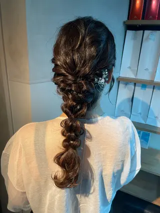 ヘアアレンジ 透明感カラー💎￤ アレンジ￤Rimiのヘアスタイル