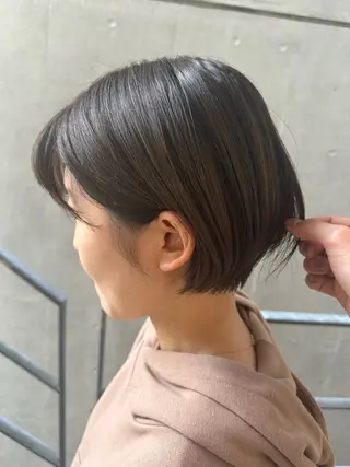 ショート カラー パーマ ヘアアレンジ 髪質改善/韓国風 レイヤー/田村祐樹のヘアスタイル