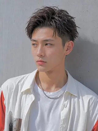 ショート メンズ 🌞塙　湧貴🌞 スパイキーショートのヘアスタイル