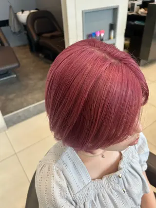 ショート カラー 田中 龍瑠のヘアスタイル