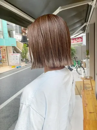 ショート カラー HIROKI ”博多 /ボブのヘアスタイル