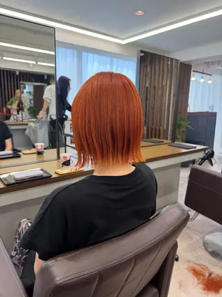 ミディアム カラー ✨森下 直弥✨ 店長🤩のヘアスタイル