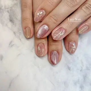ネイル モチの良さ◉ フィルインネイル♡のネイルデザイン