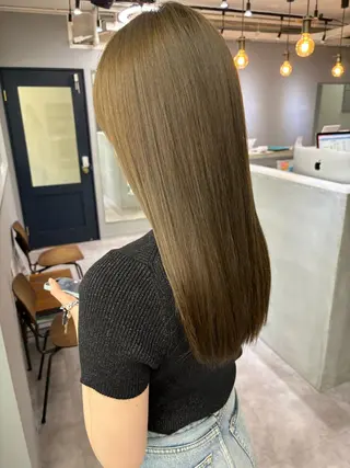 ロング カラー きよはらちさき🍑 柔らかカラー🌱🫧のヘアスタイル