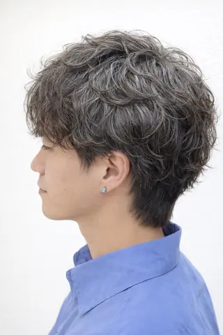 ショート パーマ メンズ メンズ特化/パーマ/ 髪質改善　高野奨馬のヘアスタイル