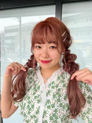ヘアアレンジ 武田 悠生乃のヘアスタイル