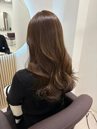 セミロング カラー 初めてでも安心🌟 newi町田✂のヘアスタイル