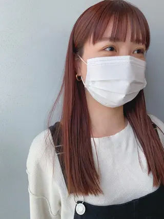 ロング カラー ボブパーマコテ巻き風 パーマNo1深江秀平のヘアスタイル