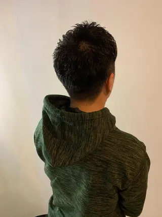 ミディアム メンズ 田中 千恩のヘアスタイル