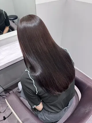 ロング カラー 🇰🇷韓国風艶髪✨ 髪質改善 倉岡しおんのヘアスタイル