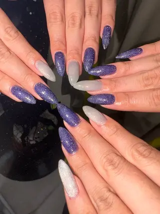 ネイル 33nail✴️栄 スミレ❇️Gel-xのネイルデザイン