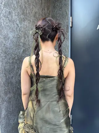 ロング ヘアアレンジ ✂︎渋谷✂︎ ADITIONのヘアスタイル